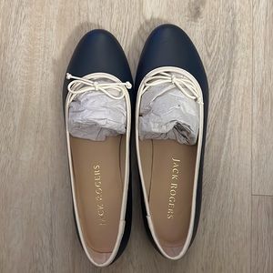 🆕 Jack Rogers Serena Bow Ballet Flat - Size 9 but fits 8.5
